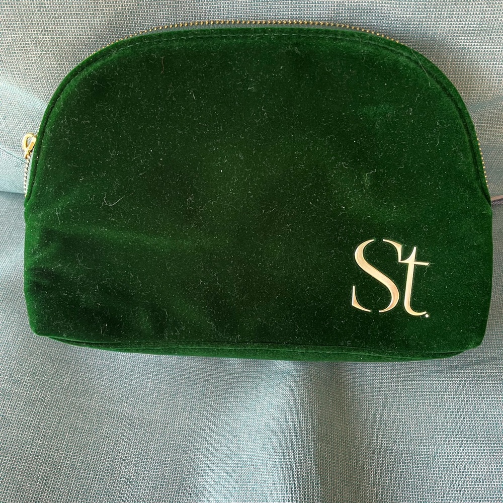 SEINT COSMETICS ~Velvet Green Cosmetic Pouch